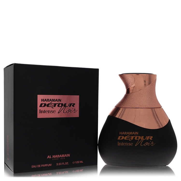 Al Haramain Detour Noir Intense by Al Haramain Eau De Parfum Spray (Unisex) 3.4 oz Al Haramain Detour Noir Intense by Al Haramain Eau De Parfum Spray (Unisex) 3.4 oz